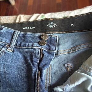 St. John's Bay Blue Wide Leg Jeans